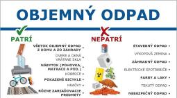 Veľkoobjemové kontajnery dnes: za OcÚ, pri mlyne a pri DSS