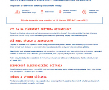 Aktuality / Sčítanie obyvateľov, domov a bytov