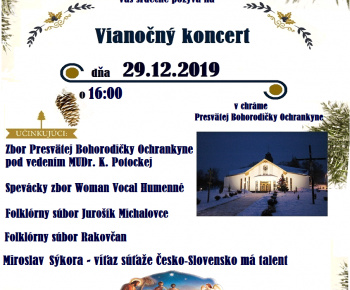 Aktuality / Vianočný koncert